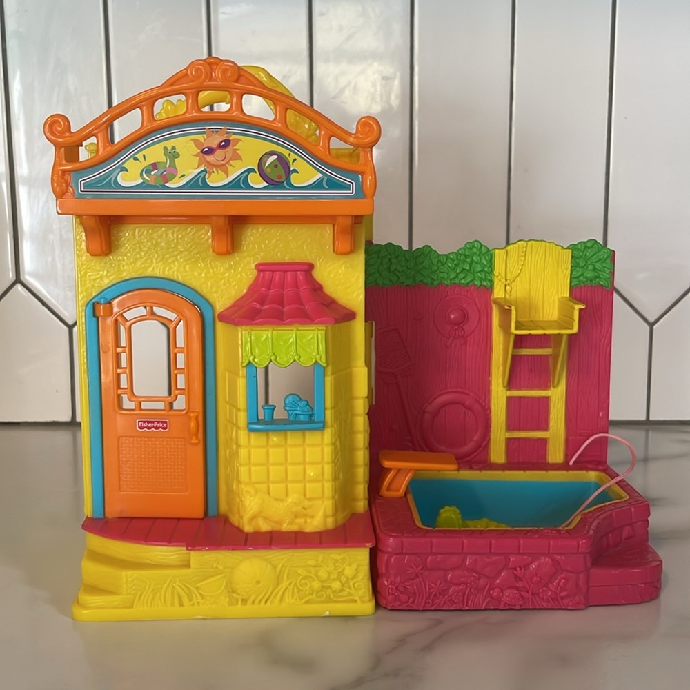 2004 Fisher Price Sweet Streets Village Dance Studio & Swimming Pool - Picture 7 of 10